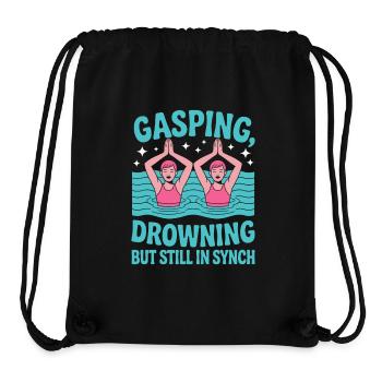 Synchronschwimmen Kunstschwimmen Wassersport - Stanley/Stella recycelter Gym Bag - Schwarz - Vorne