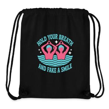 Synchronschwimmen Kunstschwimmen Wassersport - Stanley/Stella recycelter Gym Bag - Schwarz - Vorne