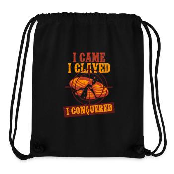 Clay pigeon shooting Target shooting - Stanley/Stella Recycled Gym Bag - black - Front
