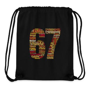 Thanksgiving 67 Meme – Gen Alpha Slang - Stanley/Stella recycelter Gym Bag - Schwarz - Vorne
