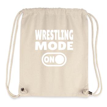 Wrestling Mode ON - Stanley/Stella Recycled Gym Bag - natural - Front