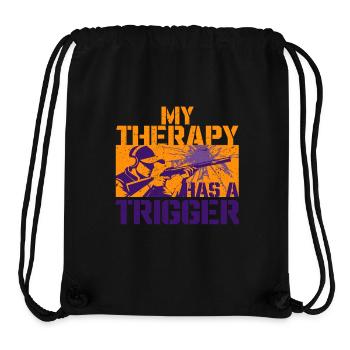 Clay pigeon shooting Target shooting - Stanley/Stella Recycled Gym Bag - black - Front