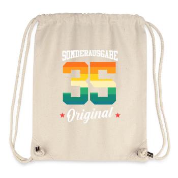 35 Geburtstag - Stanley/Stella recycelter Gym Bag - Naturweiß - Vorne