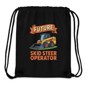 Skid Steer Operator Skid Steer Loader - Stanley/Stella Recycled Gym Bag - black - Front