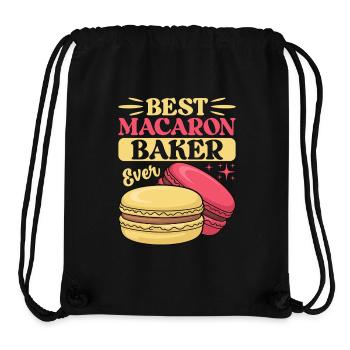 Macaron French Desserts - Stanley/Stella Recycled Gym Bag - black - Front