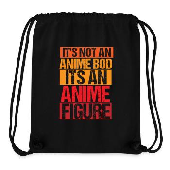 Anime Manga Otaku Kawaii Japon Cosplay Bande dessinée - Sac à cordon recyclé Stanley/Stella - noir - Devant