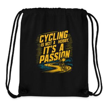 Radfahren Termin Radfahren Radfahren Radfahrer - Stanley/Stella recycelter Gym Bag - Schwarz - Vorne