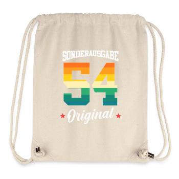 54 Birthday - Stanley/Stella Recycled Gym Bag - natural - Front