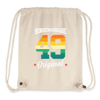 49 Birthday - Stanley/Stella Recycled Gym Bag - natural - Front