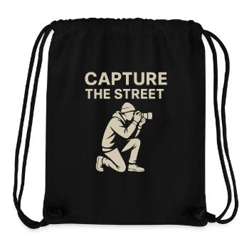 Capture the Street – Street Photography Shirt - Stanley/Stella Recycled Gym Bag - black - Front