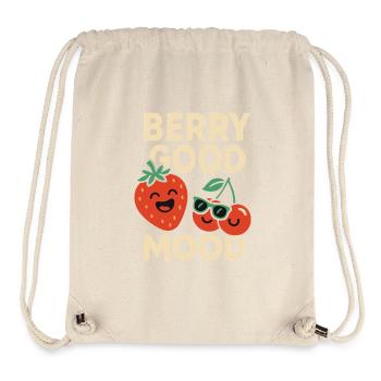 Berry Good Mood – Lustiges Beeren Design - Stanley/Stella recycelter Gym Bag - Naturweiß - Vorne