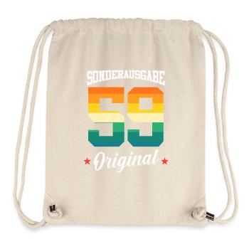 59 Birthday - Stanley/Stella Recycled Gym Bag - natural - Front