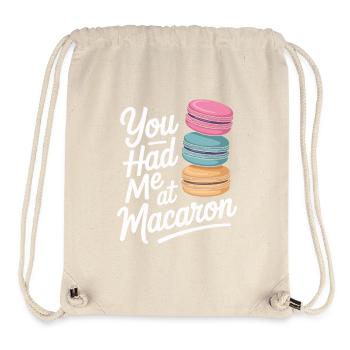 Macaron French Desserts - Stanley/Stella Recycled Gym Bag - natural - Front