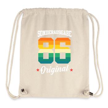 86 Birthday - Stanley/Stella Recycled Gym Bag - natural - Front