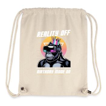 Birthday Gamer VR - Stanley/Stella recycelter Gym Bag - Naturweiß - Vorne