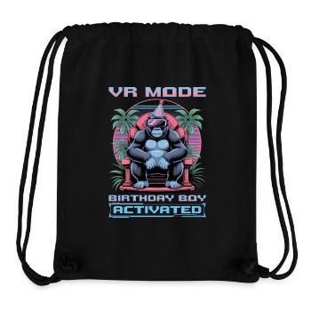 Birthday Gamer VR - Stanley/Stella recycelter Gym Bag - Schwarz - Vorne