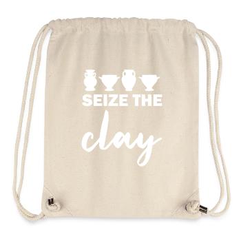 Seize The Day Trophy Silhouette - Stanley/Stella Recycled Gym Bag - natural - Front