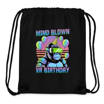 Birthday Gamer VR - Stanley/Stella recycelter Gym Bag - Schwarz - Vorne
