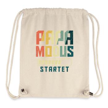 LE MODE PAPA EN DEVENIR COMMENCE Amusant - Sac à cordon recyclé Stanley/Stella - blanc naturel - Devant