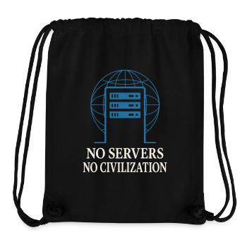 Netzwerkinfrastruktur Rack- Und Stack-ingenieur - Stanley/Stella recycelter Gym Bag - Schwarz - Vorne