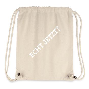 Echt Jetzt? - Stanley/Stella recycelter Gym Bag - Naturweiß - Vorne
