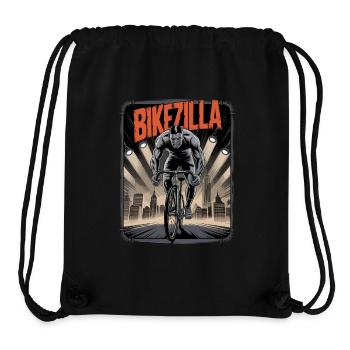 Bikezilla – Retro Monster Bike 1950s Poster - Stanley/Stella Recycled Gym Bag - black - Front