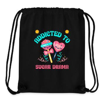 Candy Lover Fashion Sugar Junkie Vibes - Stanley/Stella Recycled Gym Bag - black - Front