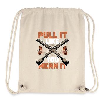 Clay pigeon shooting Target shooting - Stanley/Stella Recycled Gym Bag - natural - Front