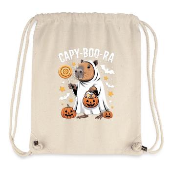 Capybara Halloween Capy-Boo-Ra Kostüm - Stanley/Stella recycelter Gym Bag - Naturweiß - Vorne