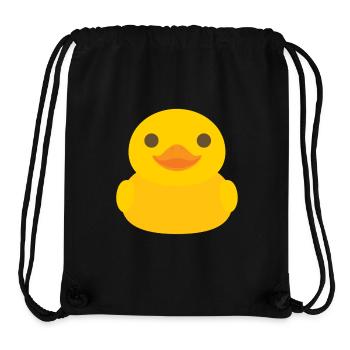 Sunny Rubber Duck Icon - Stanley/Stella Recycled Gym Bag - black - Front