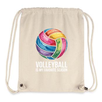 Volleyball is my favorite season - Stanley/Stella Recycled Gym Bag - natural - Front
