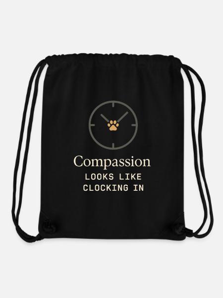 Tierheimmitarbeiter, Tierrettungs-freiwilliger - Stanley/Stella recycelter Gym Bag - Schwarz