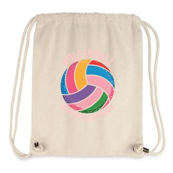 Volleyball is my favorite season - Stanley/Stella Recycled Gym Bag - natural - Front