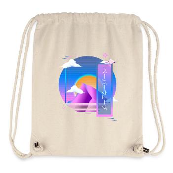 Vaporwave Pastel Goth Style Aesthetic Mix of Retro - Stanley/Stella Recycled Gym Bag - natural - Front