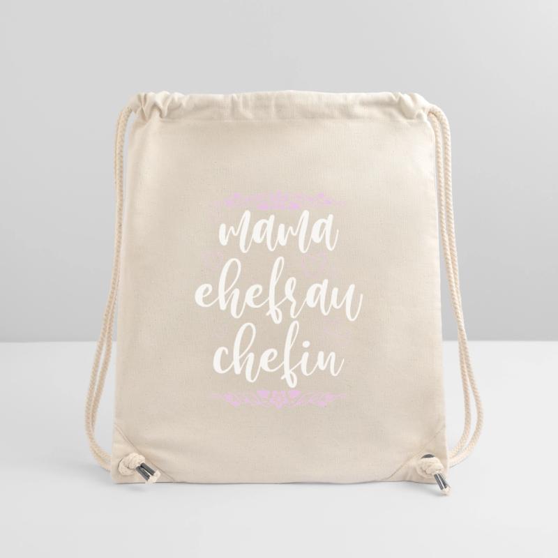 Mama Ehefrau Chefin Muttertag Mutter Stanley/Stella Recycled Gym Bag
