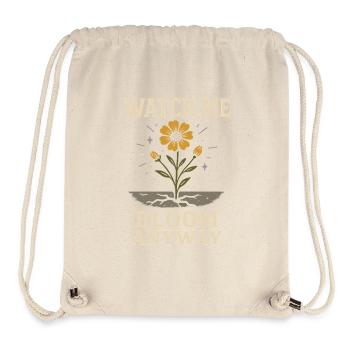 Achtsames Wachstum, Frühlingserneuerung, - Stanley/Stella recycelter Gym Bag - Naturweiß - Vorne