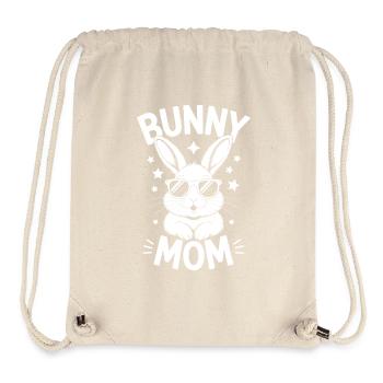 Bunny Saying Mom Rabbit Funny Bunnies Gift - Stanley/Stella Recycled Gym Bag - natural - Front