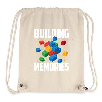Building Memories Brick Builder Block Building - Stanley/Stella recycelter Gym Bag - Naturweiß - Vorne