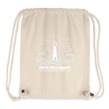 Pays des Abers Lighthouse Brittany Finistère Sauvage - Stanley/Stella Recycled Gym Bag - natural - Front