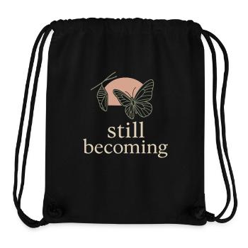 Mindful Growth, Spring Renewal, - Stanley/Stella Recycled Gym Bag - black - Front