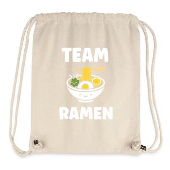 Team Ramen Bowls Kawaii - Stanley/Stella recycelter Gym Bag - Naturweiß - Vorne