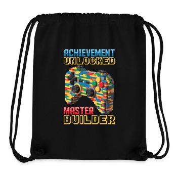 Building Blocks Gamer Gaming Brick Builder - Stanley/Stella recycelter Gym Bag - Schwarz - Vorne