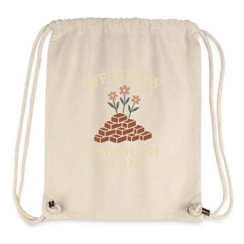 Hopepunk Kindness Rebellion Soft Activism Radical - Stanley/Stella Recycled Gym Bag - natural - Front