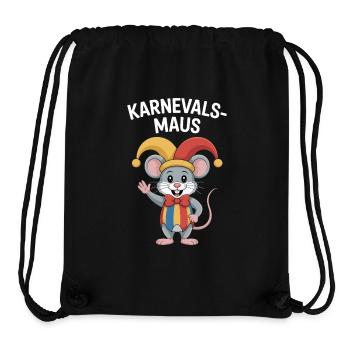 Karnevalsmaus Karneval Köln Kölner Karnevals Maus - Stanley/Stella recycelter Gym Bag - Schwarz - Vorne