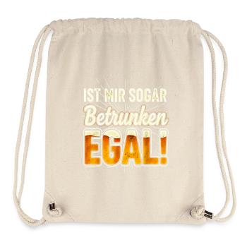 I don't even care when drunk! Beer Saying Party - Stanley/Stella Recycled Gym Bag - natural - Front