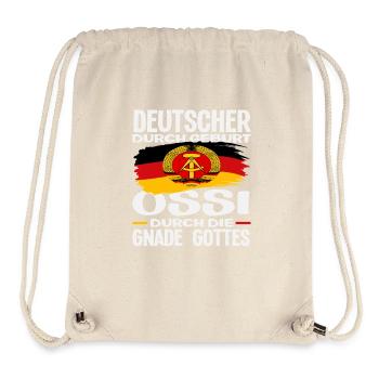 Gnade Gottes Ossi Spruch DDR Stolz - Stanley/Stella recycelter Gym Bag - Naturweiß - Vorne