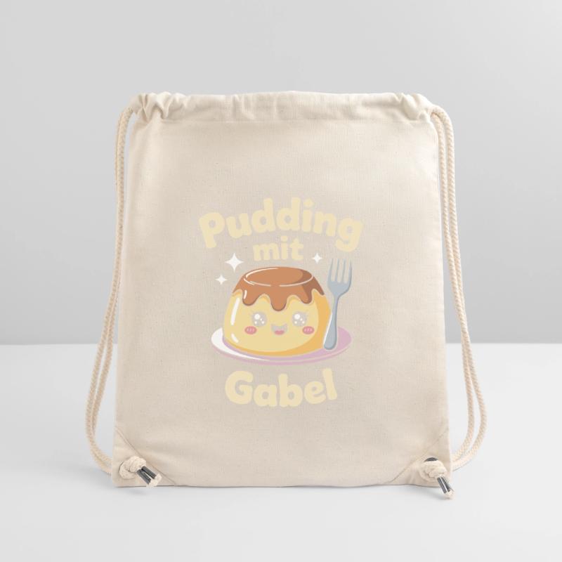 Pudding with fork Stanley/Stella Recycled Gym Bag
