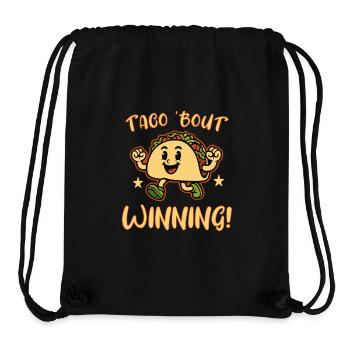 Taco Bout Winning - Stanley/Stella Recycled Gym Bag - black - Front