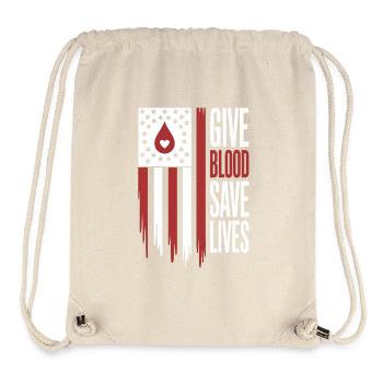 Blood donor Blood donation - Stanley/Stella Recycled Gym Bag - natural - Front
