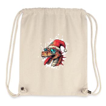 Dragon Christmas Funny - Stanley/Stella Recycled Gym Bag - natural - Front